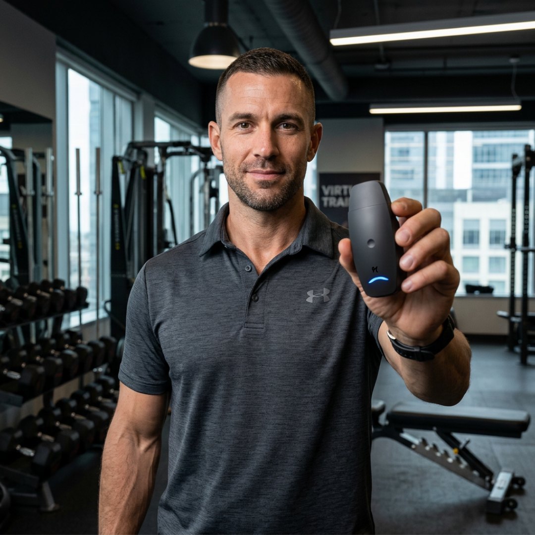Show the device in hand